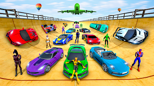 Screenshot Superhero Car Stunt- Car Games