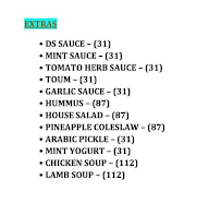 The Original Shawarma menu 2