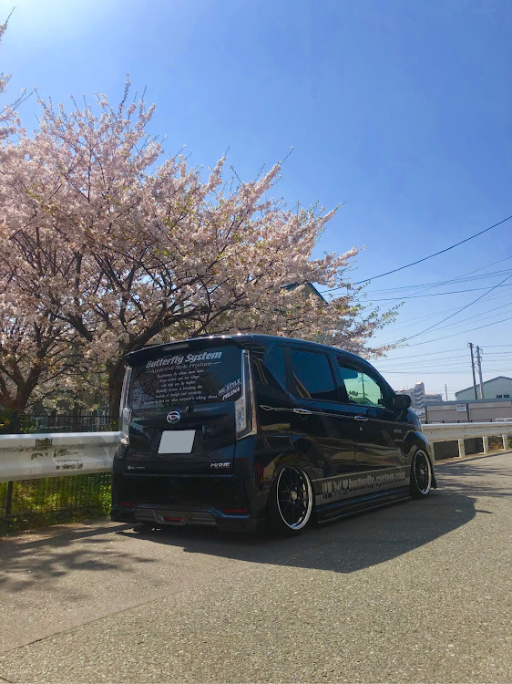 ムーヴカスタムの桜とコラボ・桜と愛車・ドライブに関するカスタム事例の投稿画像2枚目