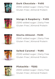 NOTO- Healthy ice cream menu 4