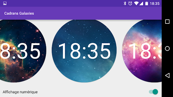 Space Galaxies WatchFaces Screenshots 4