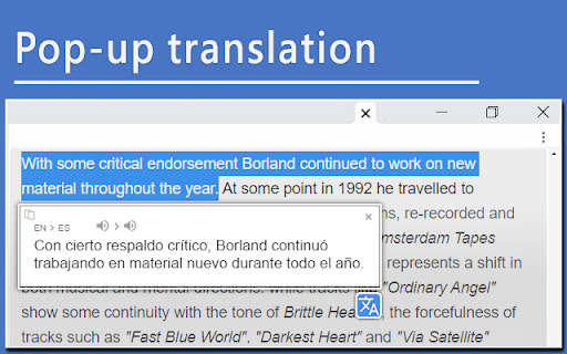 Tab Translate - Traductor multifuncional