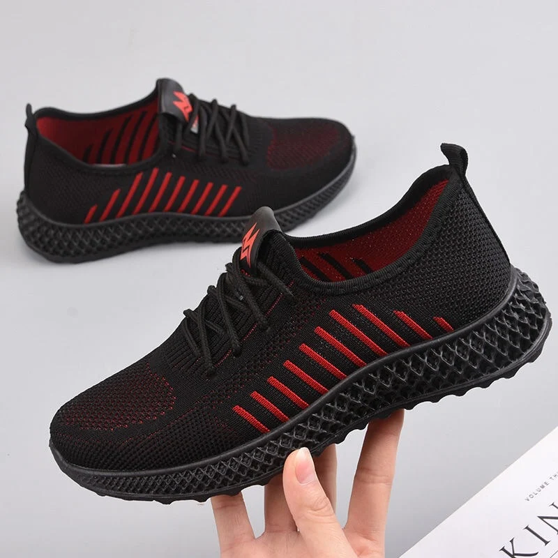 Title 2, Dames Vliegende Geweven Casual Schoenen Enkele ...
