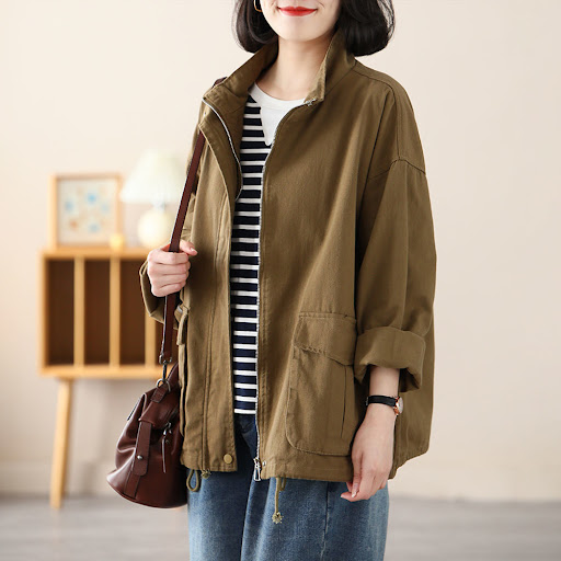 Title 7, Versatile loose slimming large size artistic Ko...