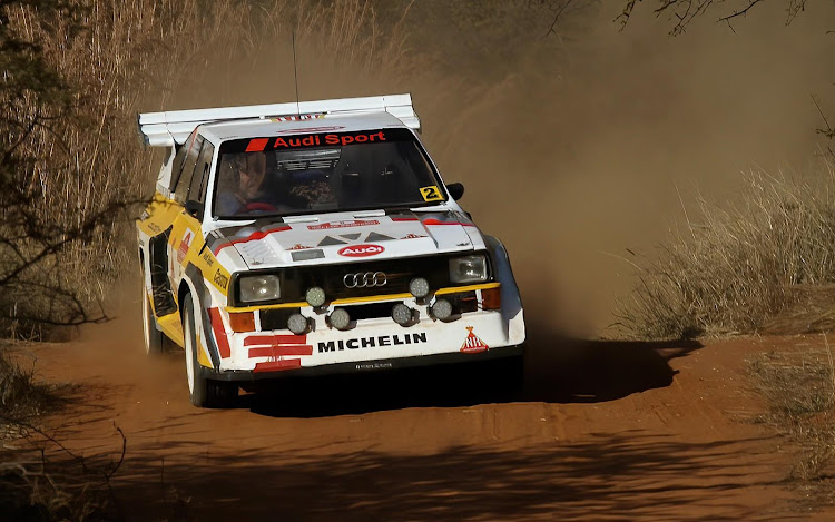 Riaan entered his mini Quattro in a rally. Picture: SUPPLIED