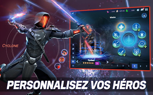 Code Triche Crystalborne: Héros du destin APK MOD 3