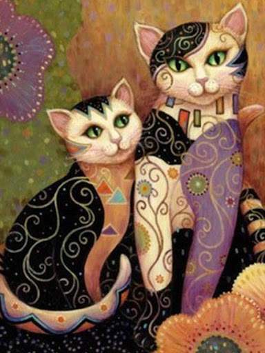 Title 5, Full Diamond Painting Cat, Diamond Embroidery A...