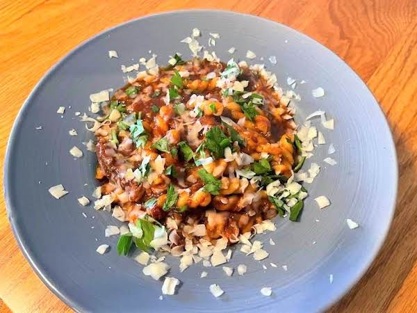 Slow Cooker Red Wine Braised Beef Short Rib Pasta_image