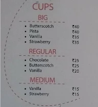 Arun Ice Creams menu 1