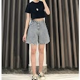 Quần Short Nữ Giả Váy Ống Rộng Phong Cách Ulzzang