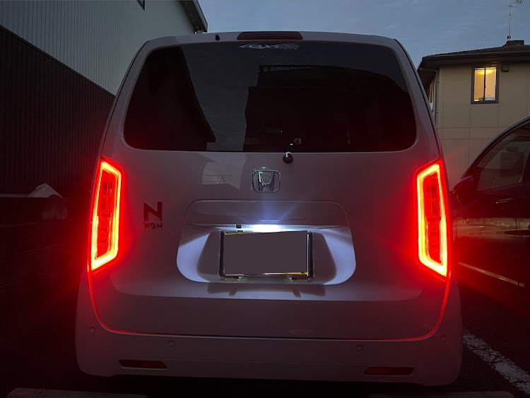 N-WGNのテール交換・純正流用・customテール・ありがとうございました😊に関するカスタム事例の投稿画像1枚目