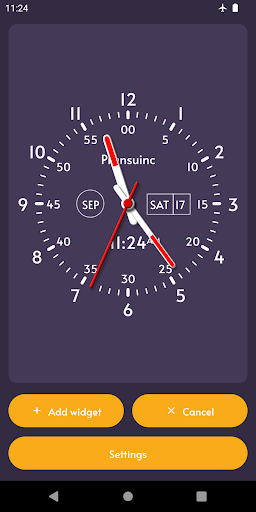 Screenshot Analog Clock Live Wallpapers