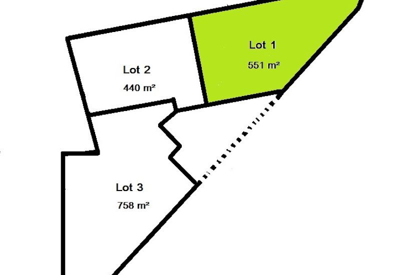  Vente Terrain à bâtir - 551m² à Cesson-Sévigné (35510) 