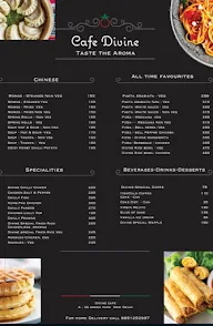 Cafe Divine By Atsar menu 1