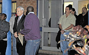 Cato Manor Organised Crime Unit head Major-General Johan Booysen and Hawks officer Captain Eugene van Tonder under arrest. File photo.