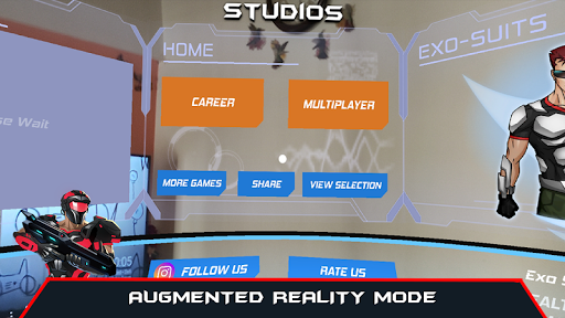 Télécharger Gratuit VR AR Dimension - Robot War Galaxy Shooter APK MOD (Astuce) screenshots 3