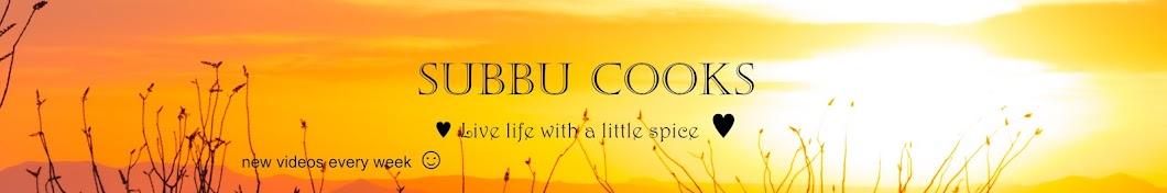 SubbuCooks Banner