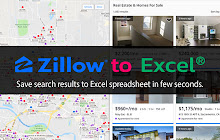 Zillow to Excel small promo image