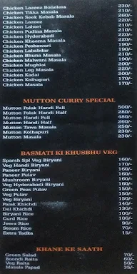 Sparsh Restaurant & Bar menu 1