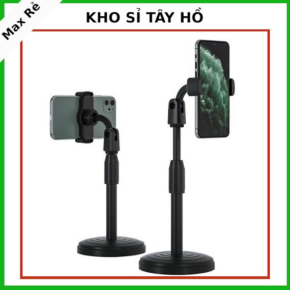 [Freeship ] Giá Đỡ Điện Thoại Livestream Xoay 360 Độ Hỗ Trợ Quay Phim Chụp Ảnh Chắc Chắn