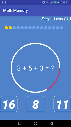 Screenshot Math Memory - Math Game Brain