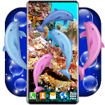 Cover Image of Download Dolphins Live Wallpaper 🐬 Ocean HD Wallpapers 6.4.2 APK