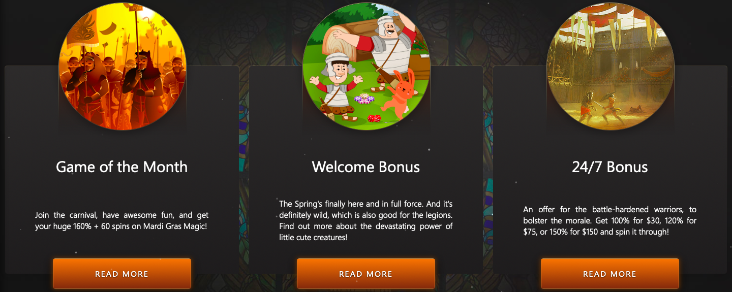 Slots Empire Casino bonuses