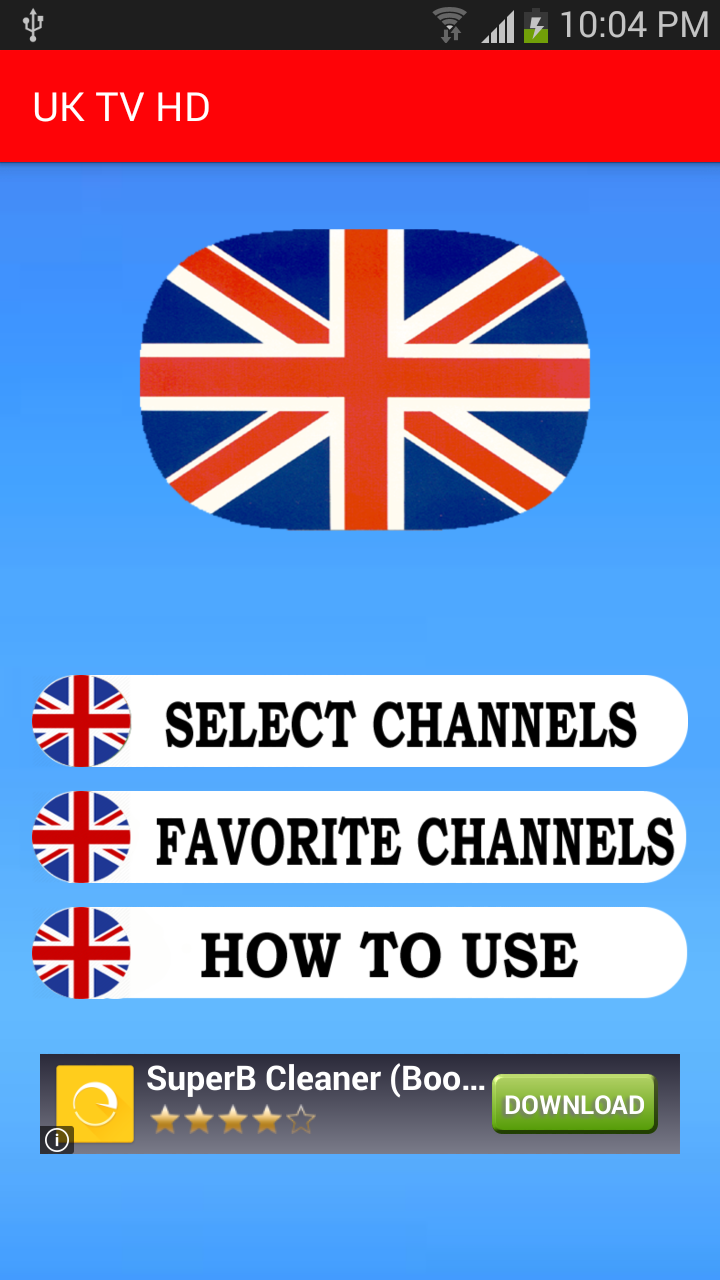 All UK TV Channels HD Screen 2