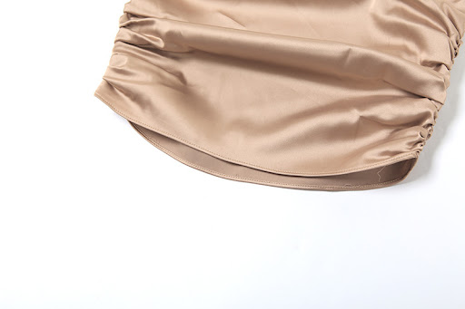 Title 10, Slim Fit Pleated Solid Skirt Suit for Women. Ac...