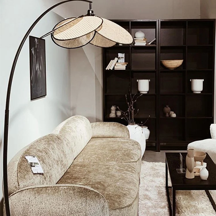 Retro vloerlamp voor woonkamer, slaapkamer of villa. Vintage design voor een warme en gezellige sfeer in huis.