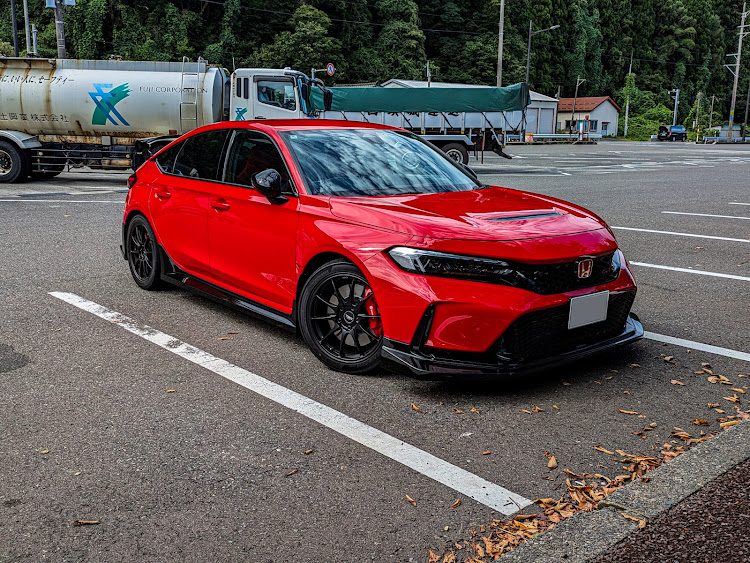 シビックタイプRの残暑厳しい・ドライブ・TWS・MUGEN・燃費に関するカスタム事例の投稿画像1枚目