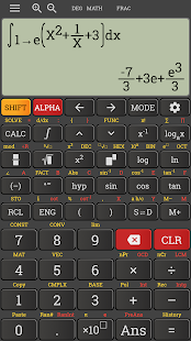 Natural mathematics display calculator 991 ms Screenshot