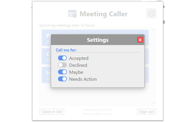 Meeting Caller Preview image 2