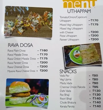 Mr Idli Xpress menu 