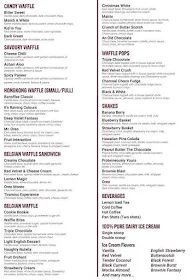 Waffle World menu 8