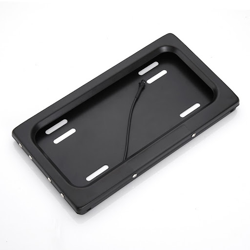 Title 2, Car Frame Roller Shutter Modified License Plate...
