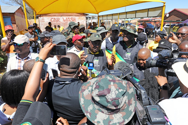 ANC president Cyril Ramaphosa vowed to save the alliance during his party's Letsema campaign in Kimberley, Northern Cape.