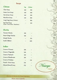 Nisarga - South Coast Hotel menu 8