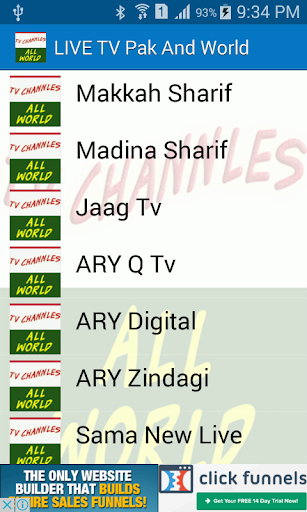 LIVE TV Pak And World Channels