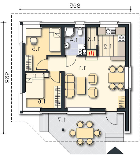 Teneryfa LMW14 - Rzut parteru