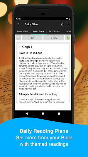 Daily Bible: Audio, Reading Plans, Devos screenshot 0