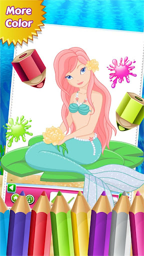 免費下載教育APP|Mermaid Princess Colorbook app開箱文|APP開箱王