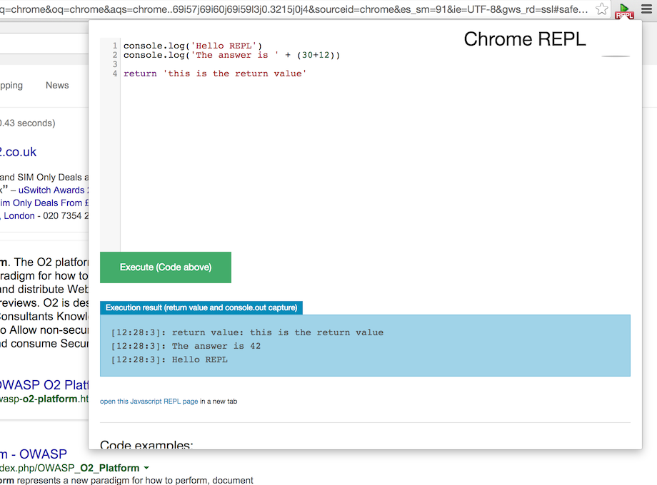 Chrome-REPL Preview image 0