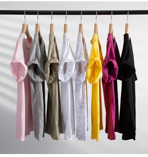 Title 3, T-shirt donna taglie forti, cotone puro, onda o...