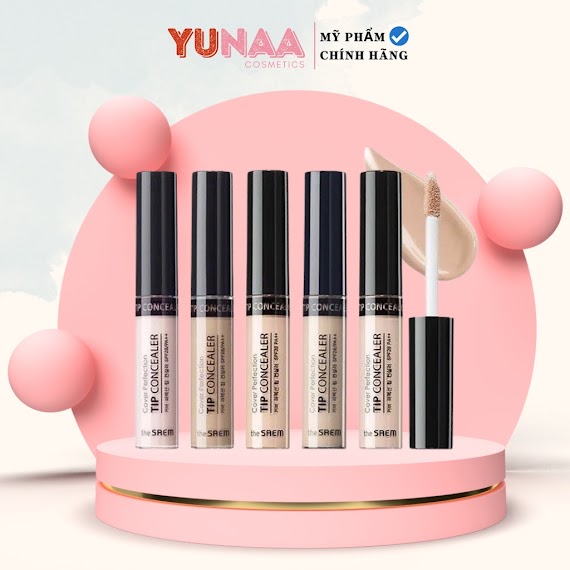 Kem Che Khuyết Điểm The Saem - Kem Che Khuyết Điểm The Seam Cover Perfection Tip Concealer Spf28 Pa++ 6.5G