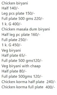 ABC Biryani Wala menu 1