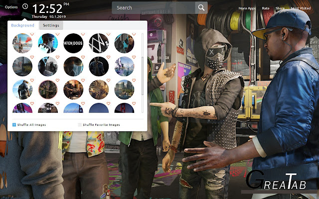 Watch Dogs 2 Wallpapers Theme|GreaTab