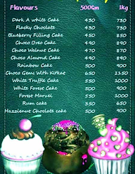 Cakes Embassy menu 1