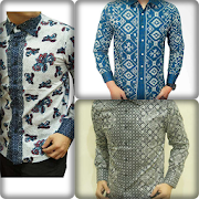 Batik Shirt Design Modern Man  Icon