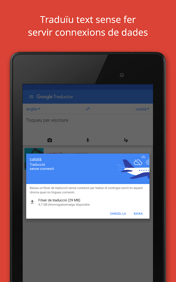   Traductor de Google: captura de pantalla 